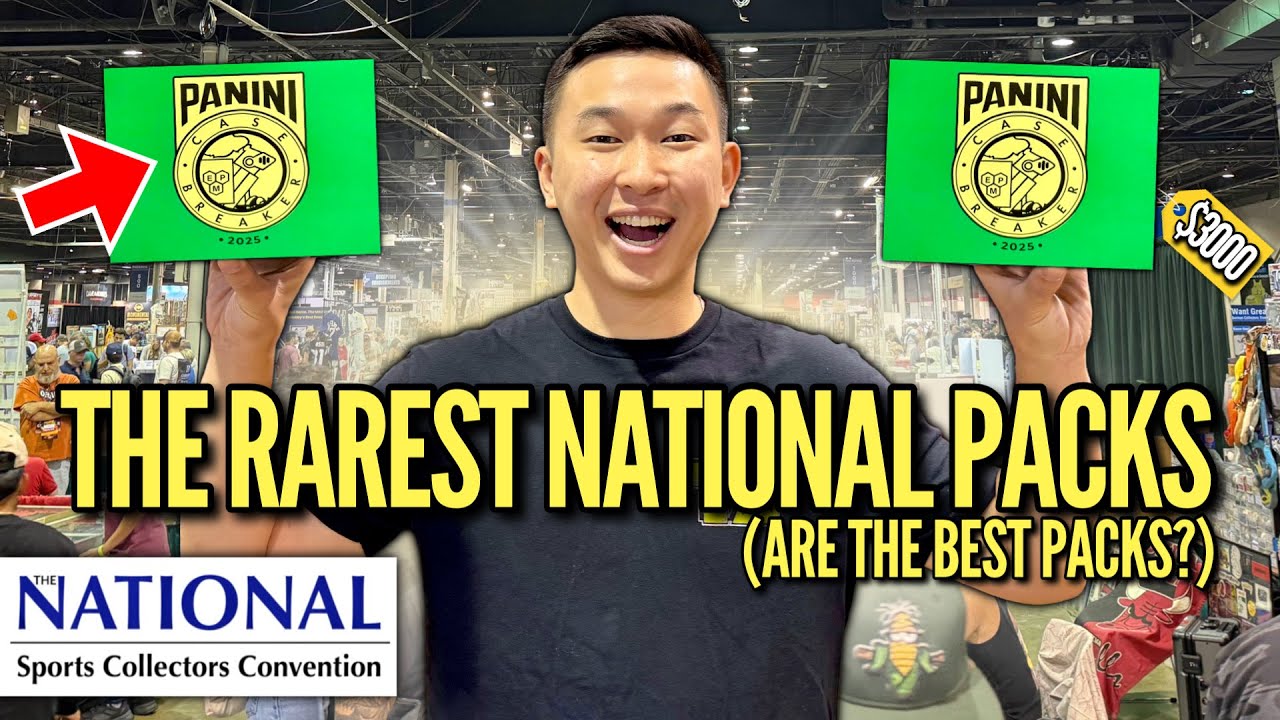THESE SUPER RARE PANINI NATIONAL CASE BREAKER PACKS ARE INSANE (GOLD VINYL)! 😱🔥
