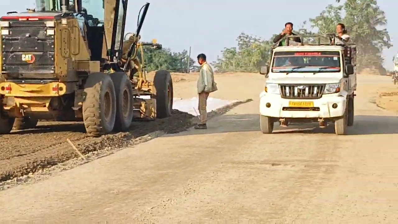 cat 120 k grader ( W.M.M) grading full finishing