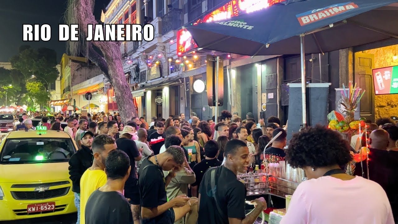 SATURDAY MIDNIGHT IN THE HEART OF LAPA &mdash; RIO DE JANEIRO【4K】🔥🇧🇷