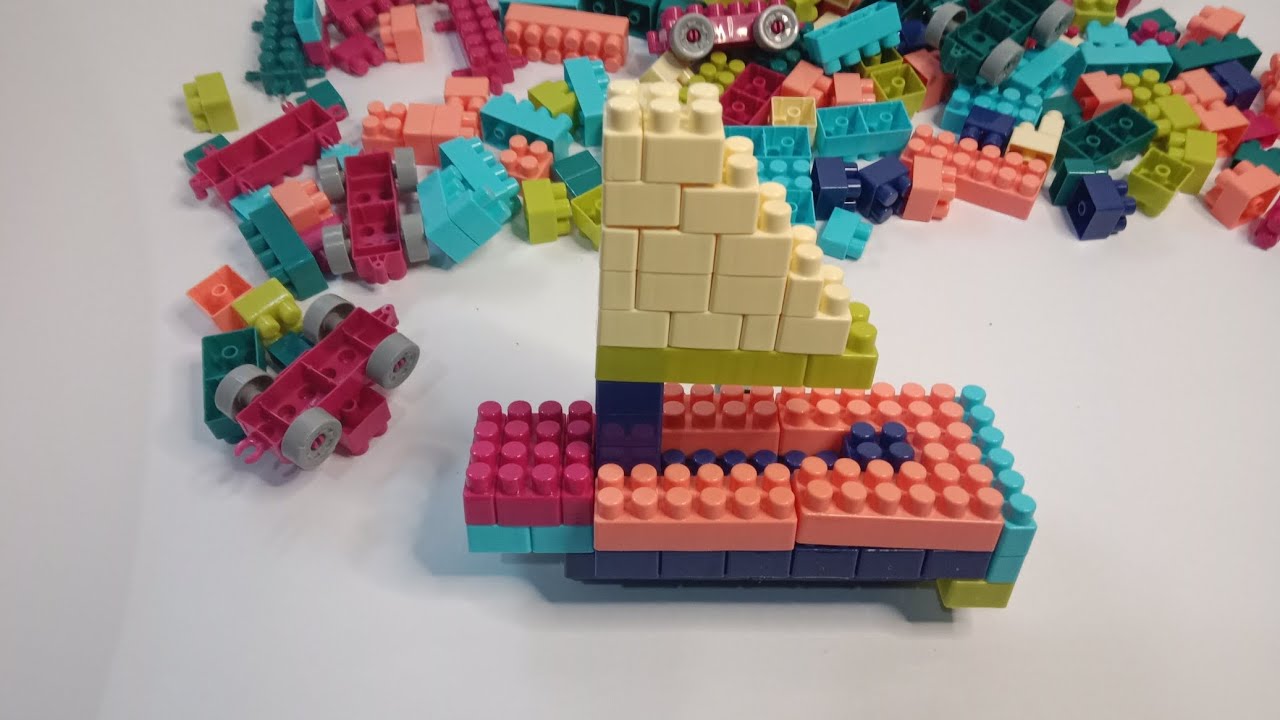 Cara Membuat Miniatur Kapal Layar Dari Lego Balok ASMR/Satisfying DIY Lego Sailing Ship ASMR #asmr 