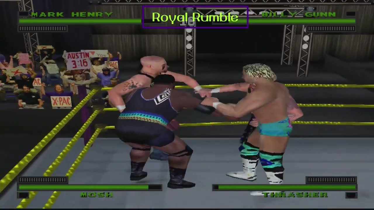 WWF Attitude - SEGA Dreamcast - Royal Rumble Match