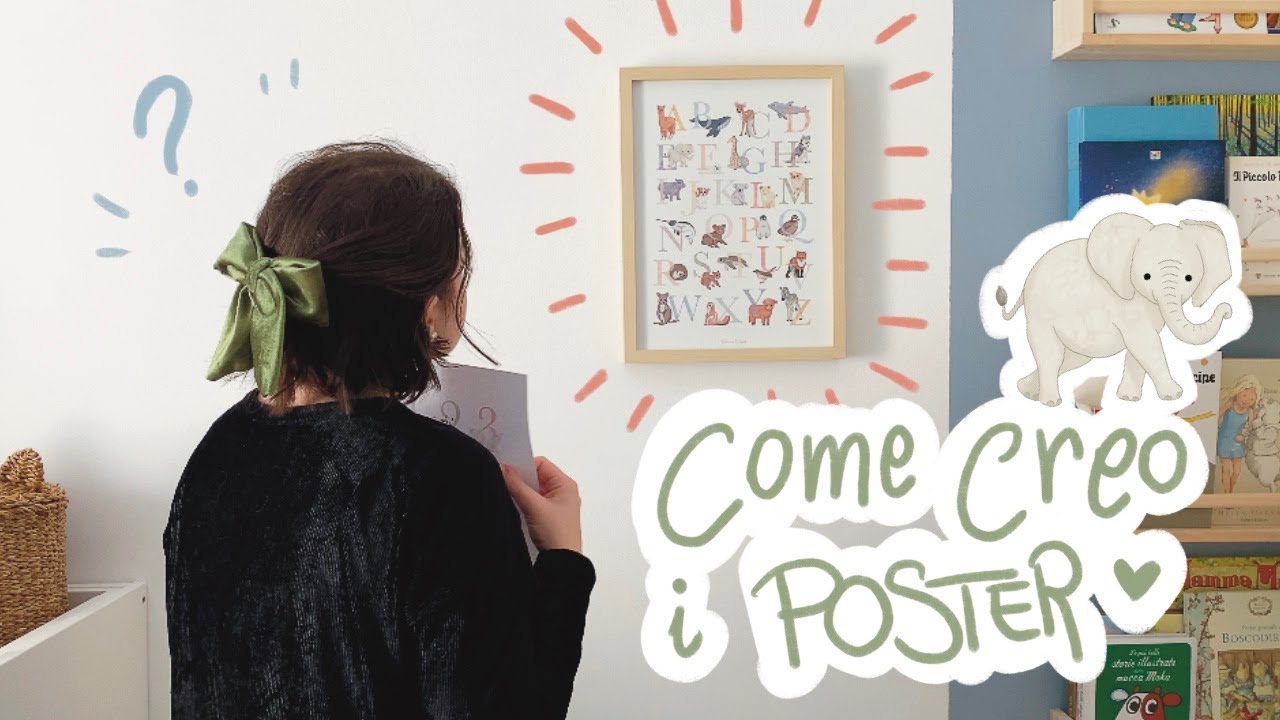 Come creo i poster per bambini per il mio Etsy Shop 🐥 ~ Fede Volpato Studio