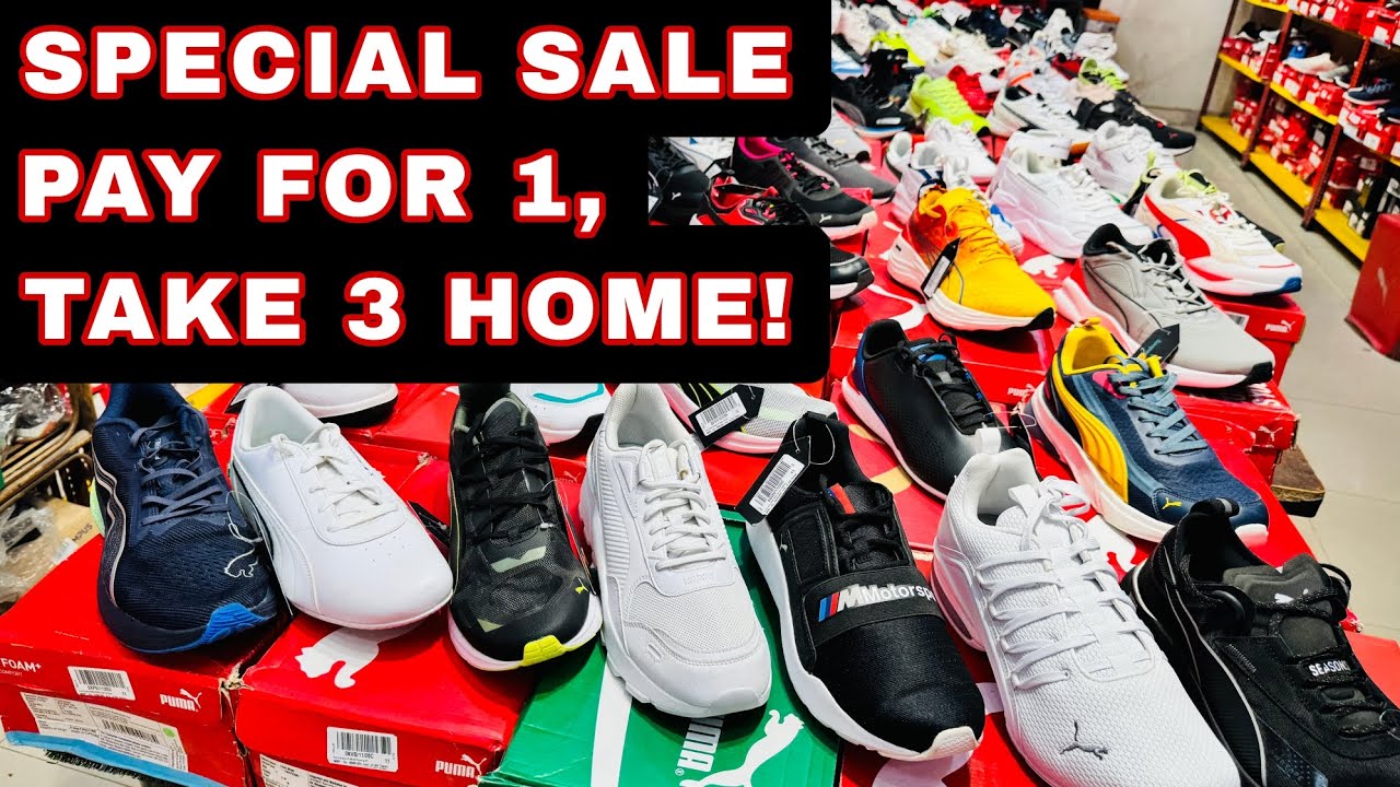 PUNE EID LOOT Sale: BUY 1 TAKE 3 FREE!🤯 Branded Shoes & Sneakers at Warehouse Prices (Camp, MG Road)