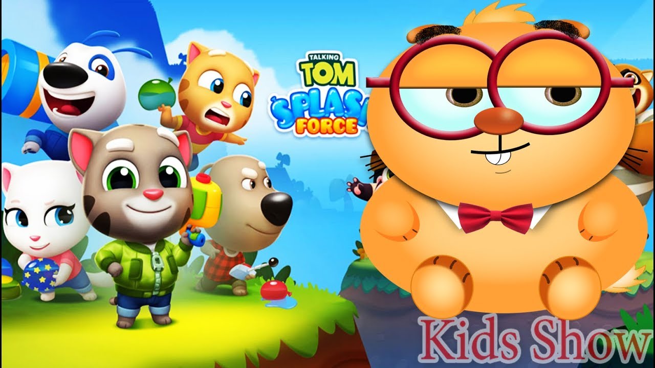 Talking Tom Splash Force Series 12 Говорящий Том Сила Всплеска Серия 12 Новая серия игры от Кидс Шоу