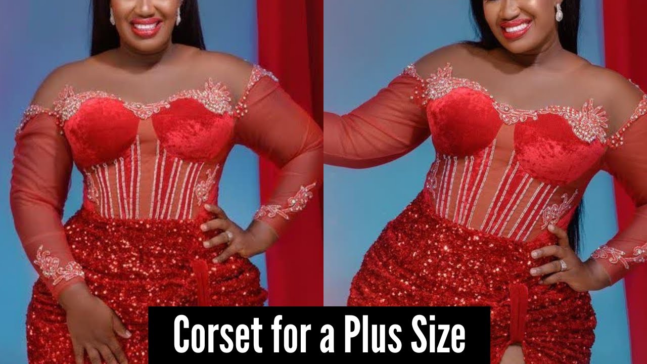 How to make a Corset with yoke for Plus Size (detailed tutorial) pattern drafting