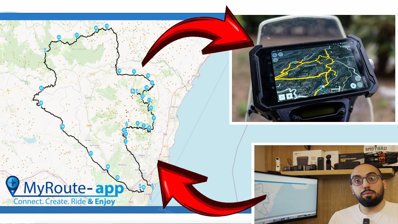 Tutorial MyRoute-App: Crea ITINERARI PERFETTI per le tue AVVENTURE in moto (e non solo)