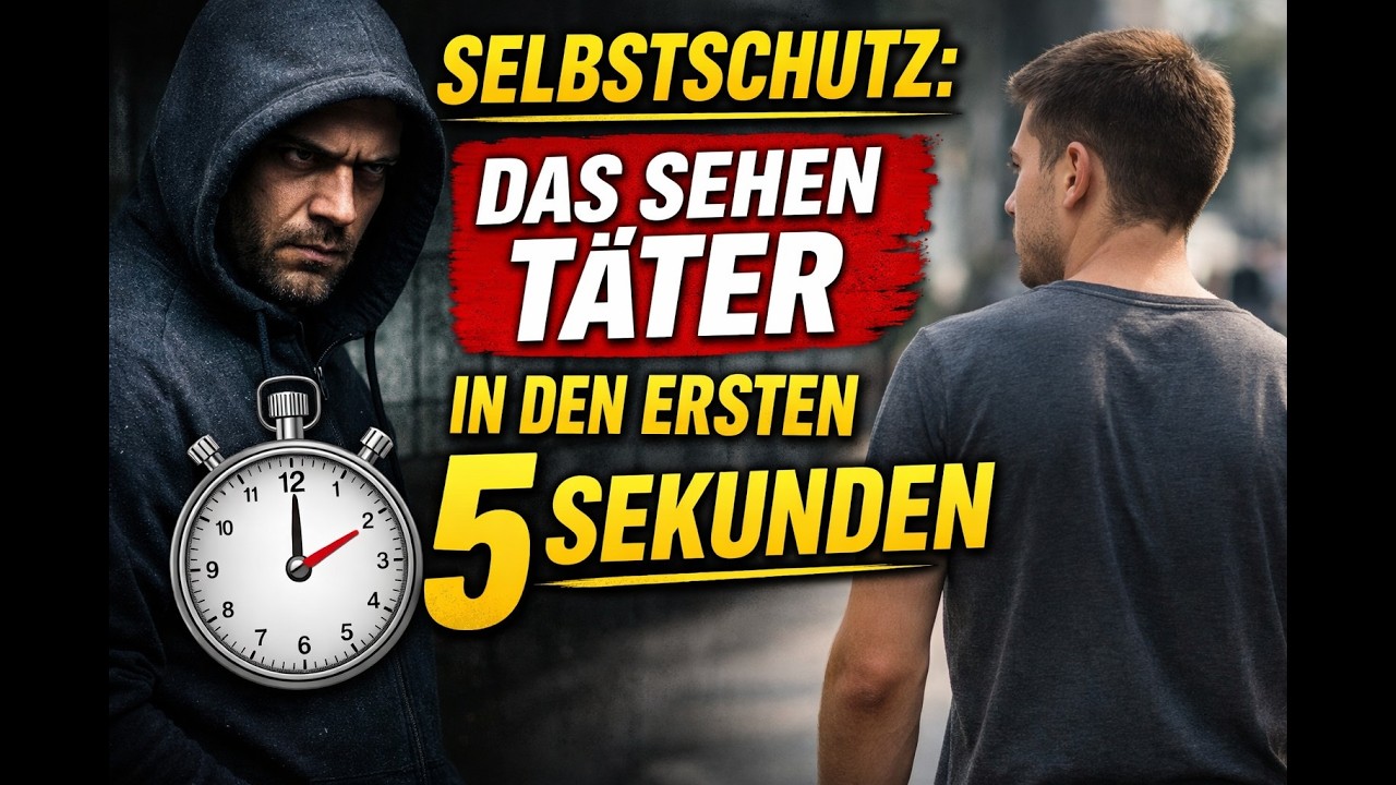 Selbstschutz: Das sehen Täter in den ersten 5 Sekunden