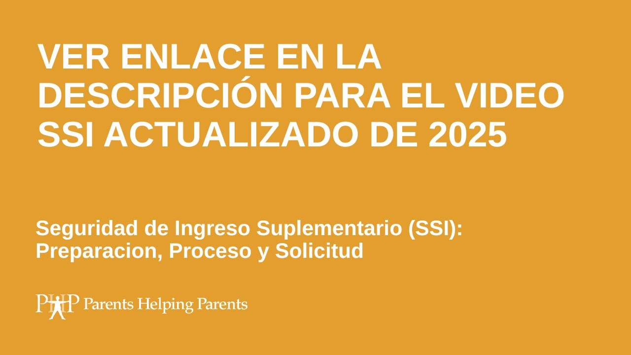 Seguridad de Ingreso Suplementario (SSI): Preparacion, Proceso y Solicitud - 2018