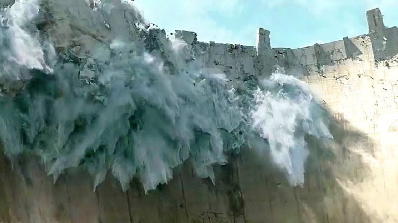 A câmera flagrou! As imagens mais chocantes das barreiras se rompendo!