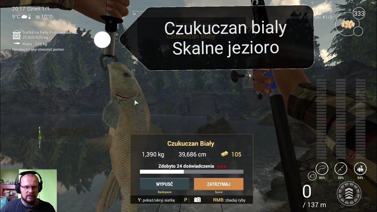 Fishing planet: skalne jezioro czukuczan biały