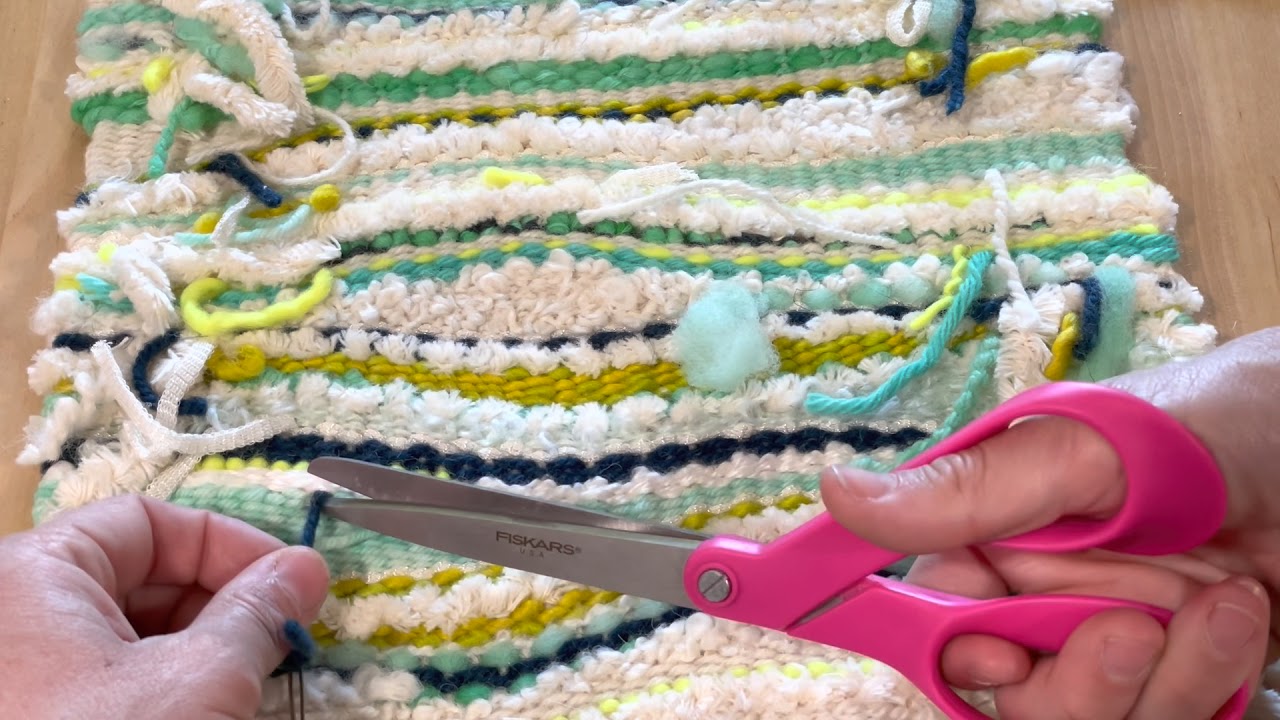 Ohmi Fibers Demonstration: Tapestry - Finishing Techniques