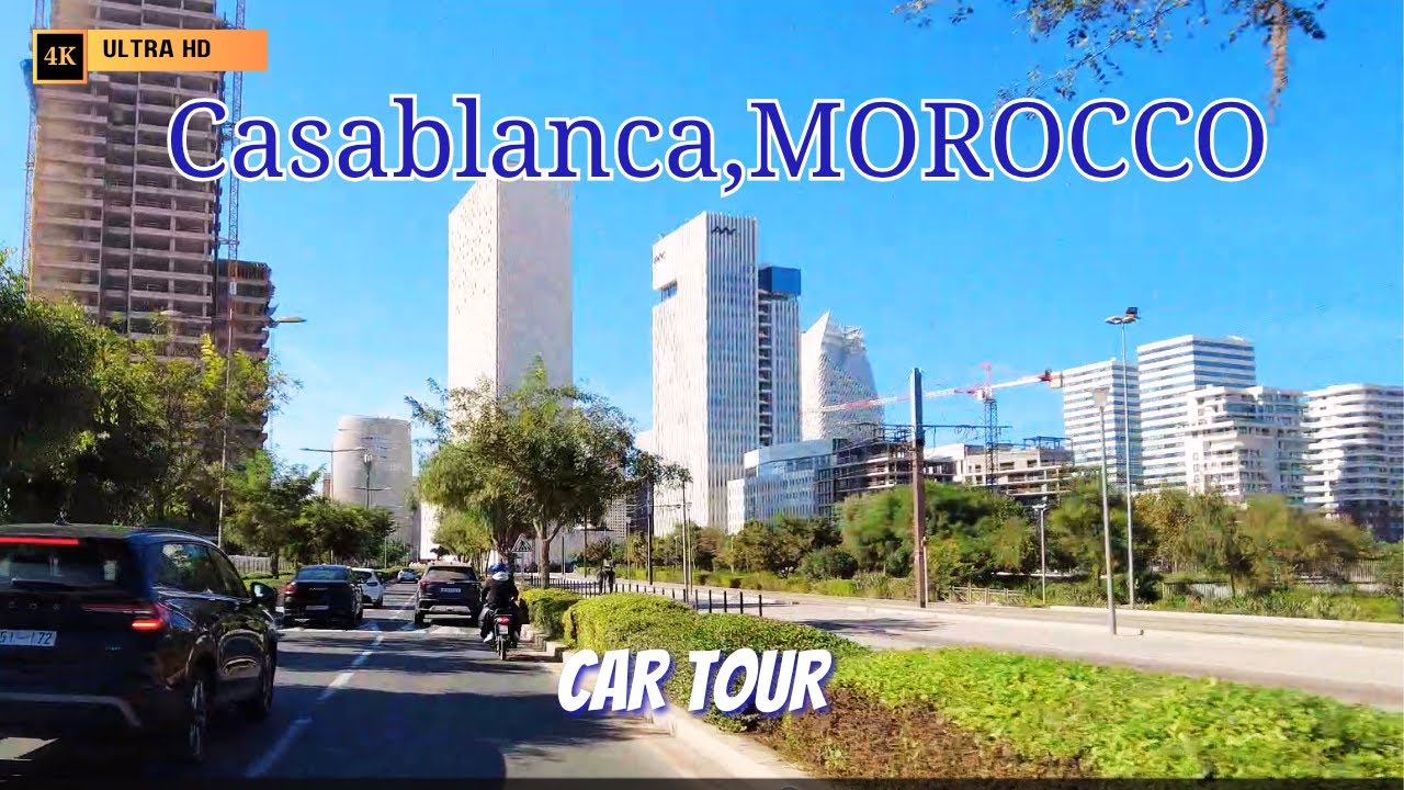 Driving in Casablanca, MOROCCO - 4K (Part 3 / 2025)