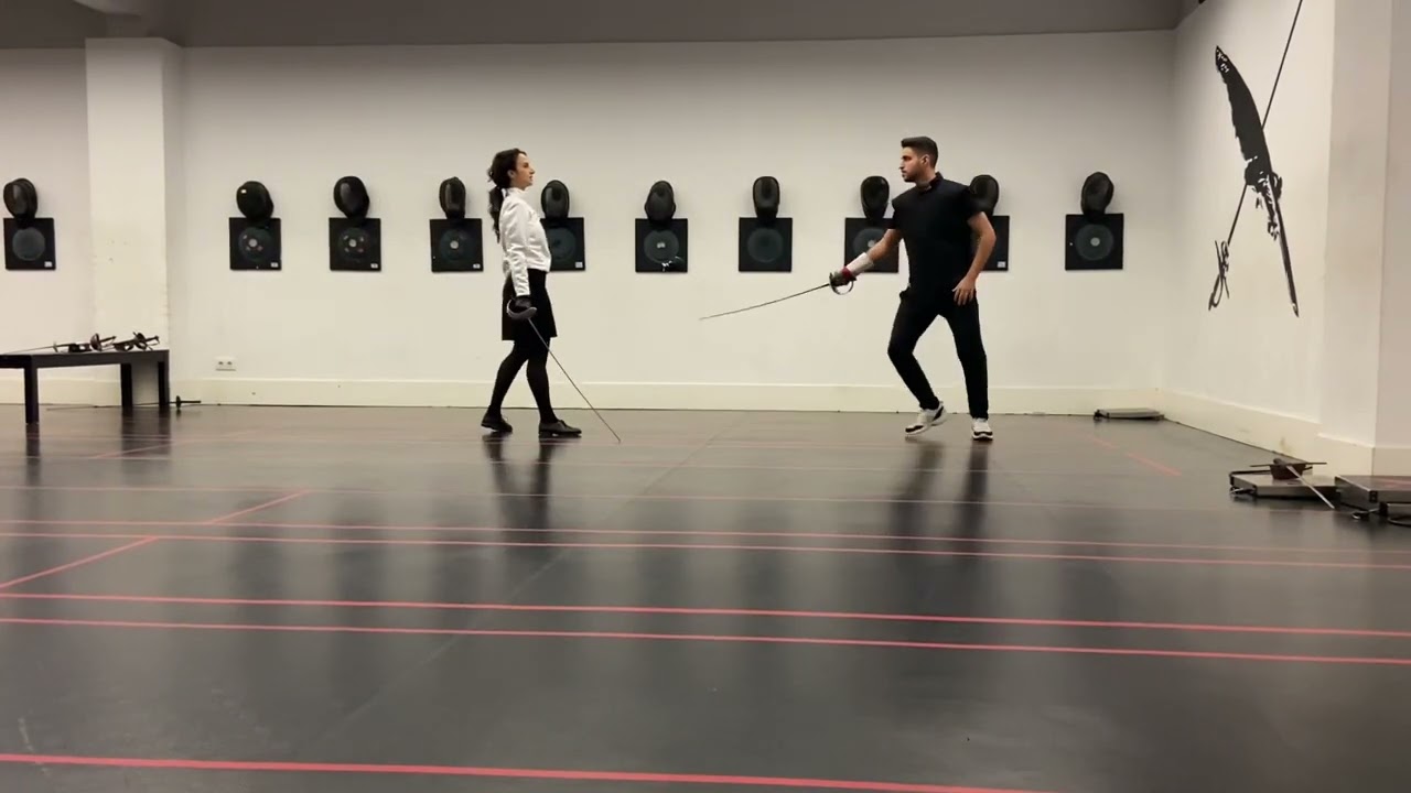 Escena de esgrima escénica - EL CISNE, de Charles Vidor. (Dirección de Jesús Esperanza)