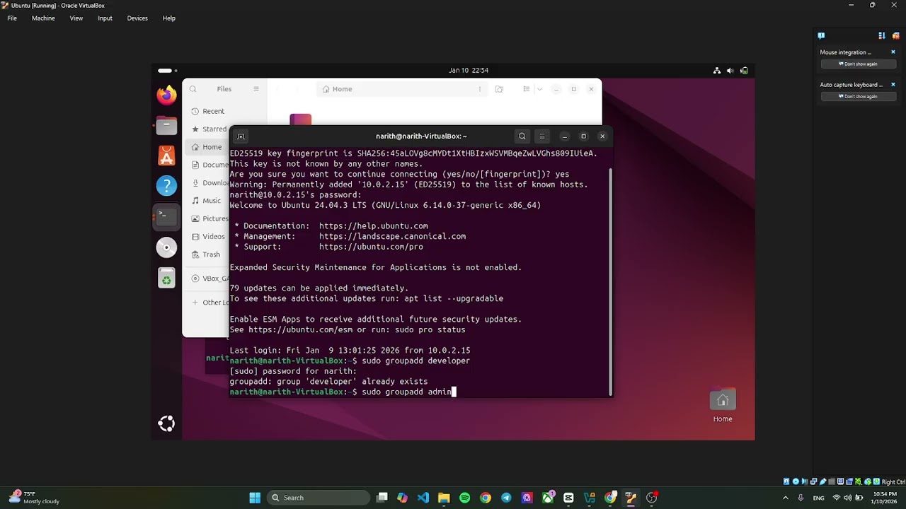 group and user file permission linux popos
