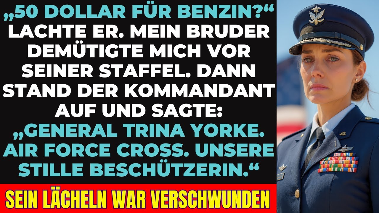 Mein Bruder erniedrigte mich vor der Staffel – Dann sagte der General: „Willkommen, Generalin.“