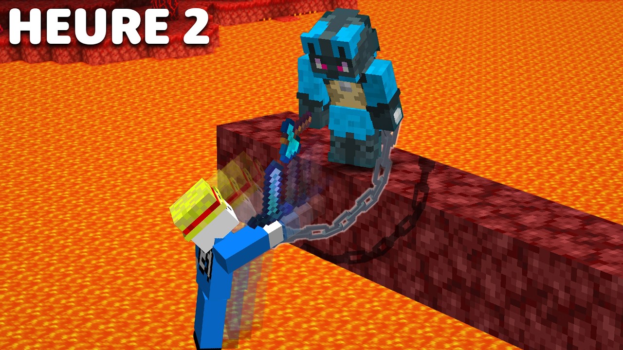 Finir Minecraft Enchainés à Deux