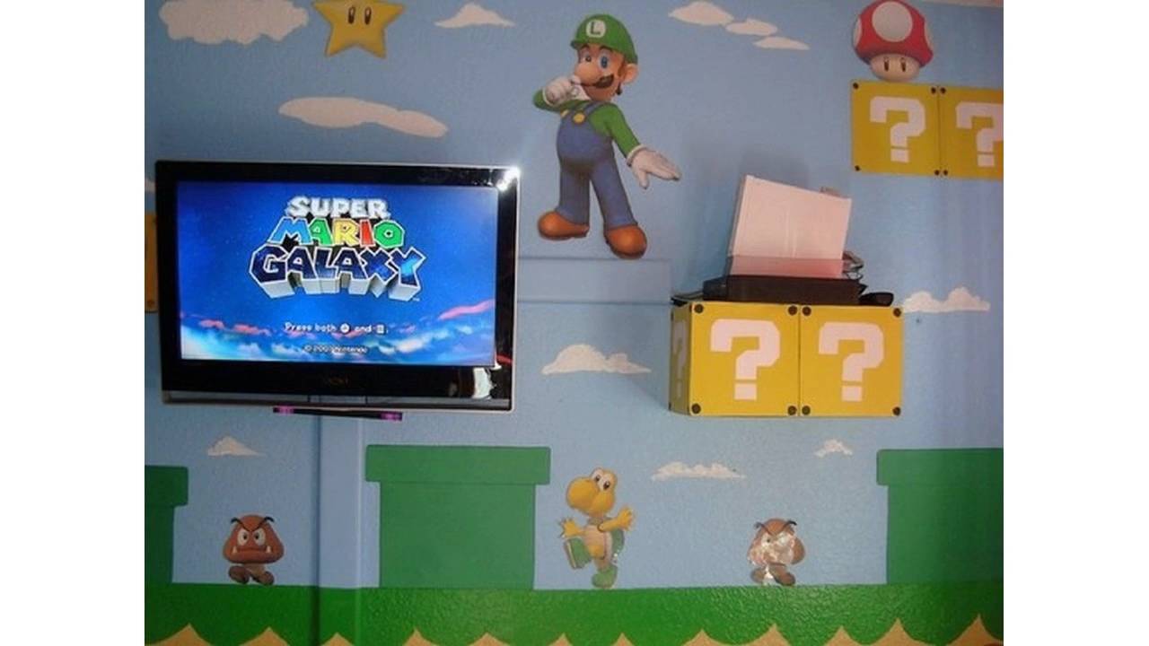 Super Mario Schlafzimmer Ideen