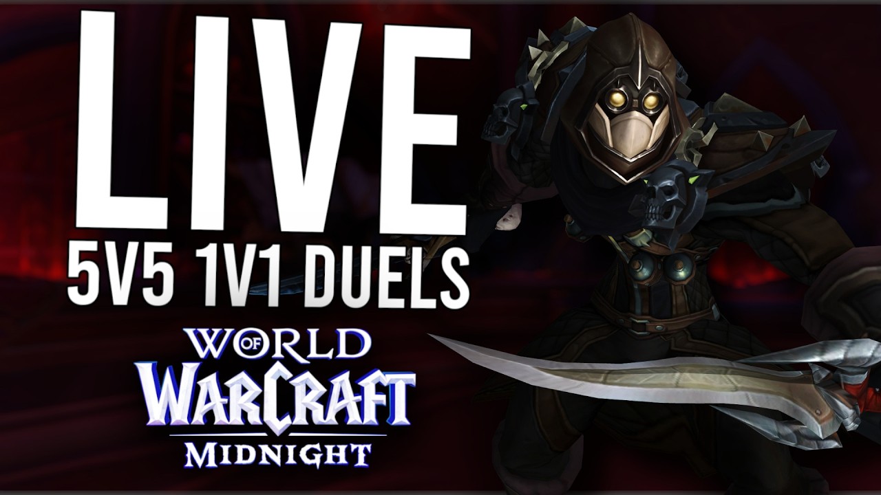 5V5 1V1 DUELS IN MIDNIGHT PRE-PATCH! BRING ME THE BEST OF NA! - WoW: Midnight Pre-Patch (Livestream)