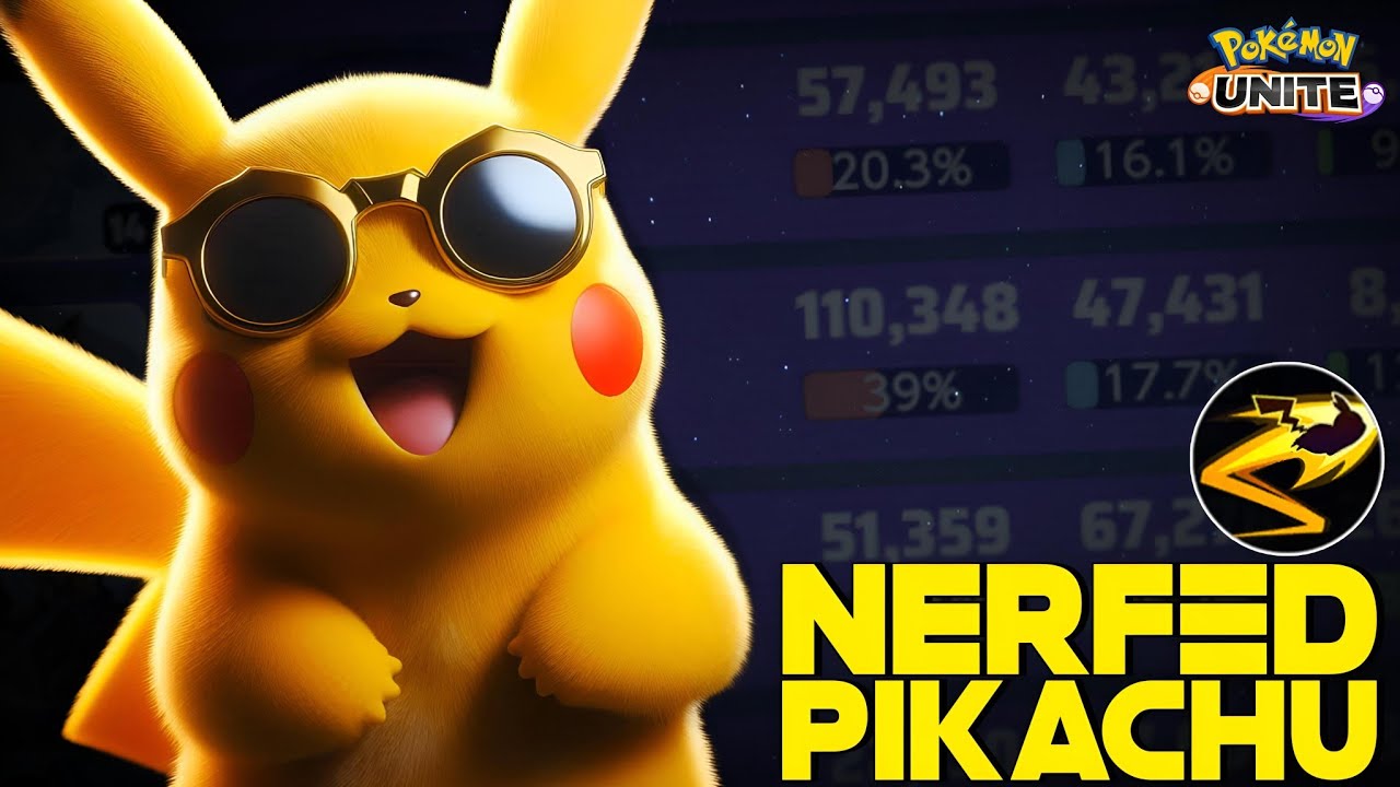 NERFED PIKACHU STILL INSANELY OP TO CARRY TO SOLO QUEUE 🤫 | POKEMON UNITE