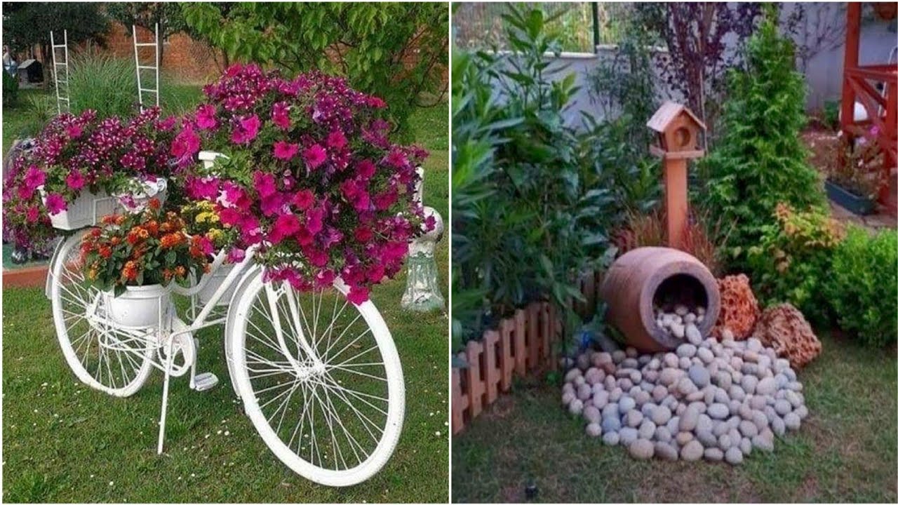 100 Amazing garden Decor Ideas From Old Furniture | DIY Garden Design | Gardening Ideas For Home