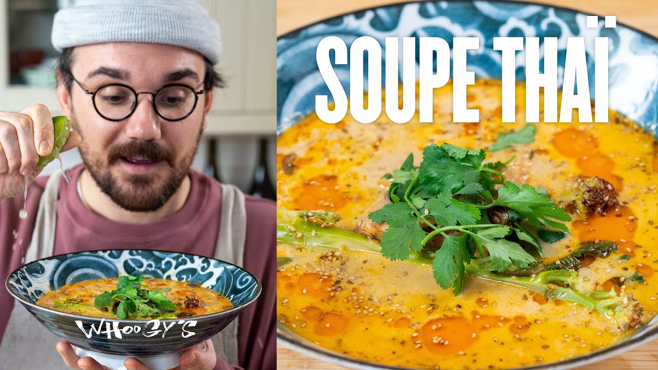 Soupe Thaï + curry rouge maison 🍜🔥🥥