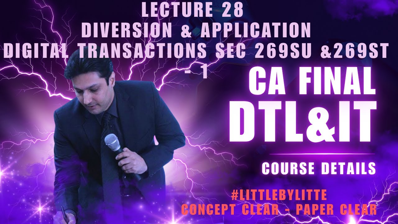 Lec28 Part A  Diversion and Application , Digital transactions 269SU