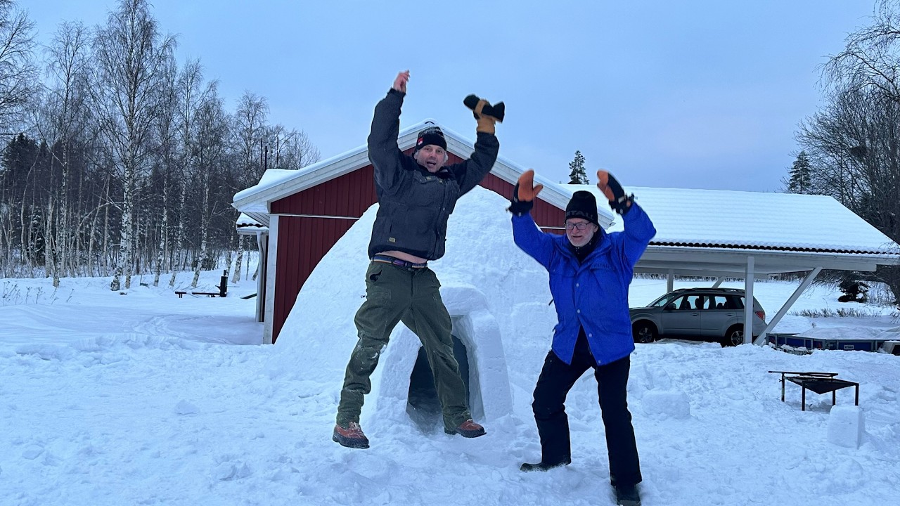 #igloobjorsby Iglon som förgyllde Björsby