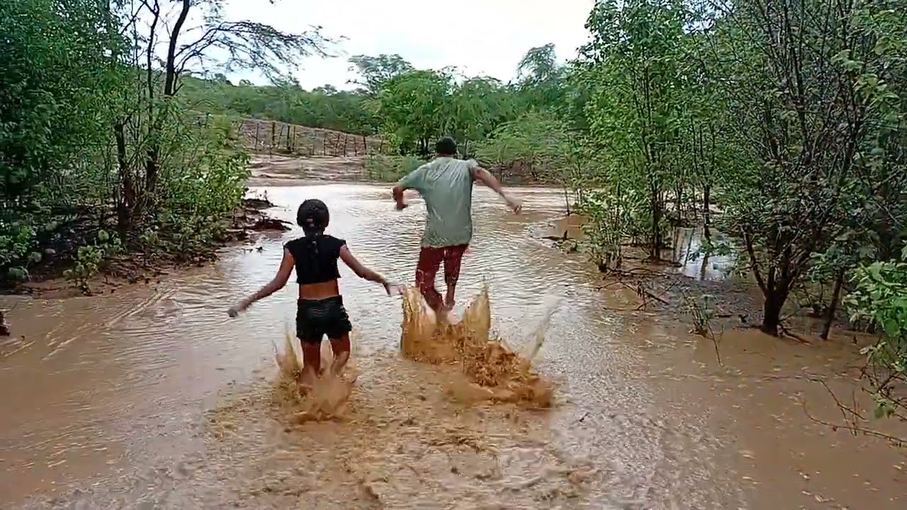 Chuva no sertão nordestino 