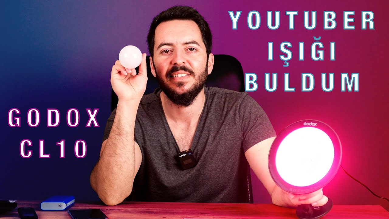 YOUTUBER IŞIĞI - Godox CL10 Ambians Yayın Işığı Aldım Ama Neden?
