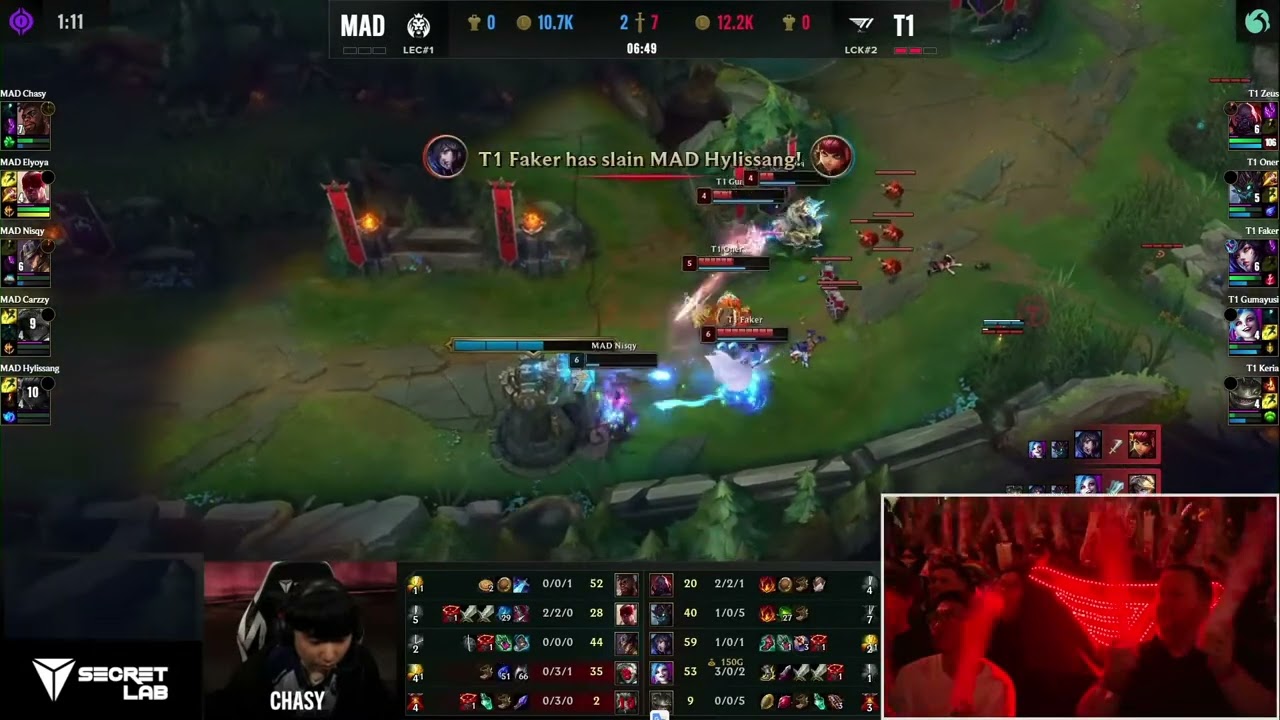 T1 Faker Ahri has arrived to kill MAD!