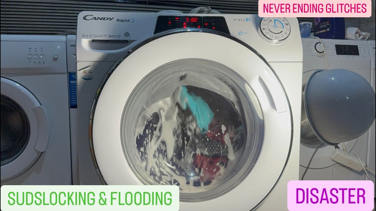 Candy RapidO Washer Dryer - Baby 40°C + Extra Rinse + Aquaplus + Cupboard Dry (Complete Cycle)