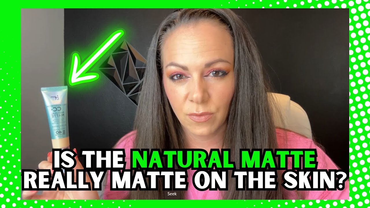 NEW IT COSMETICS NATURAL MATTE CC CREAM REVIEW | NEW FOUNDATION 2024
