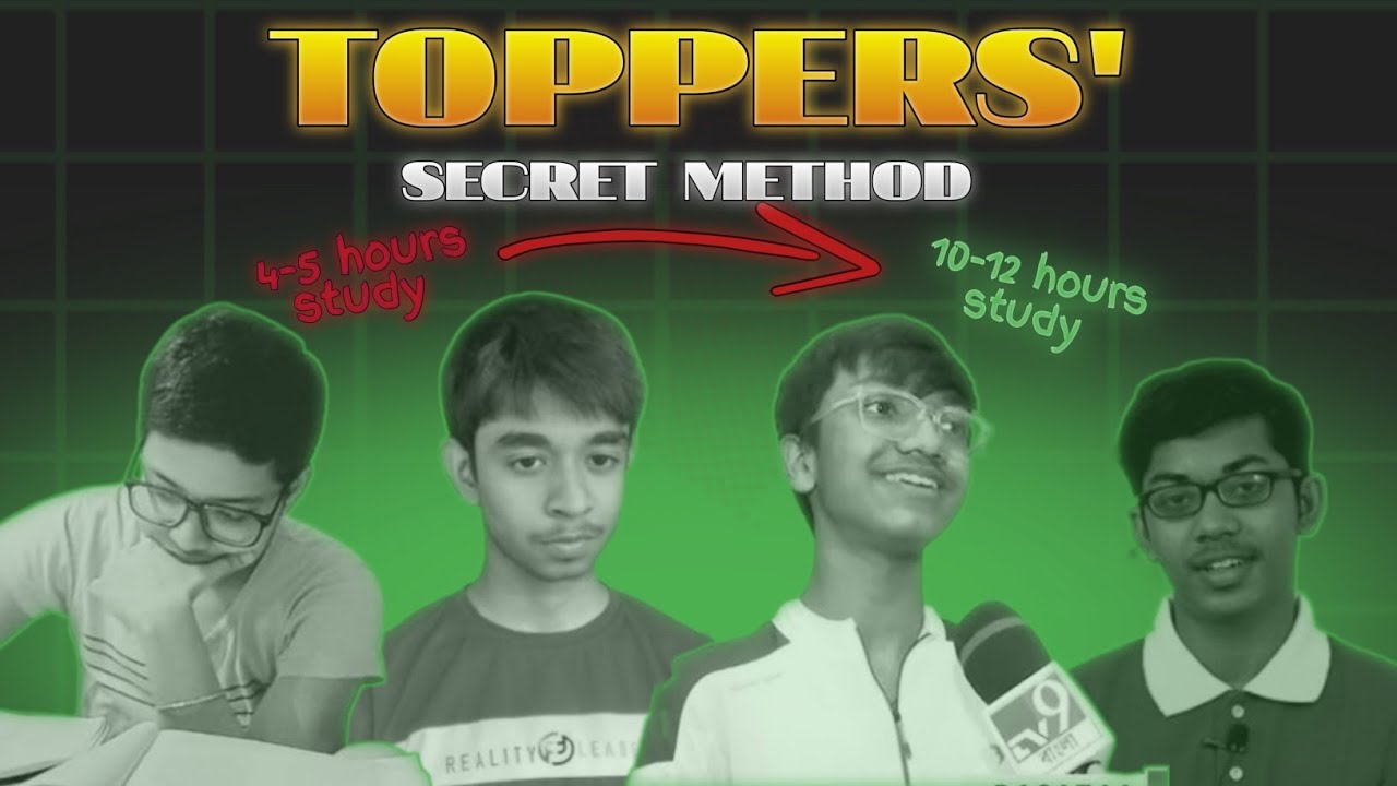 How Toppers Study 10–12 Hours Daily? 🔥 Real Strategy Revealed | এক মাসেই Average থেকে Topper!#study 