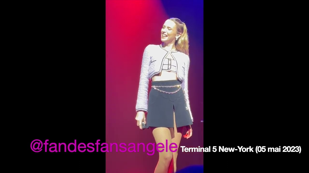 Angèle - Plus de sens & Tu me regardes Terminal 5 (New-York 05 mai 2023)