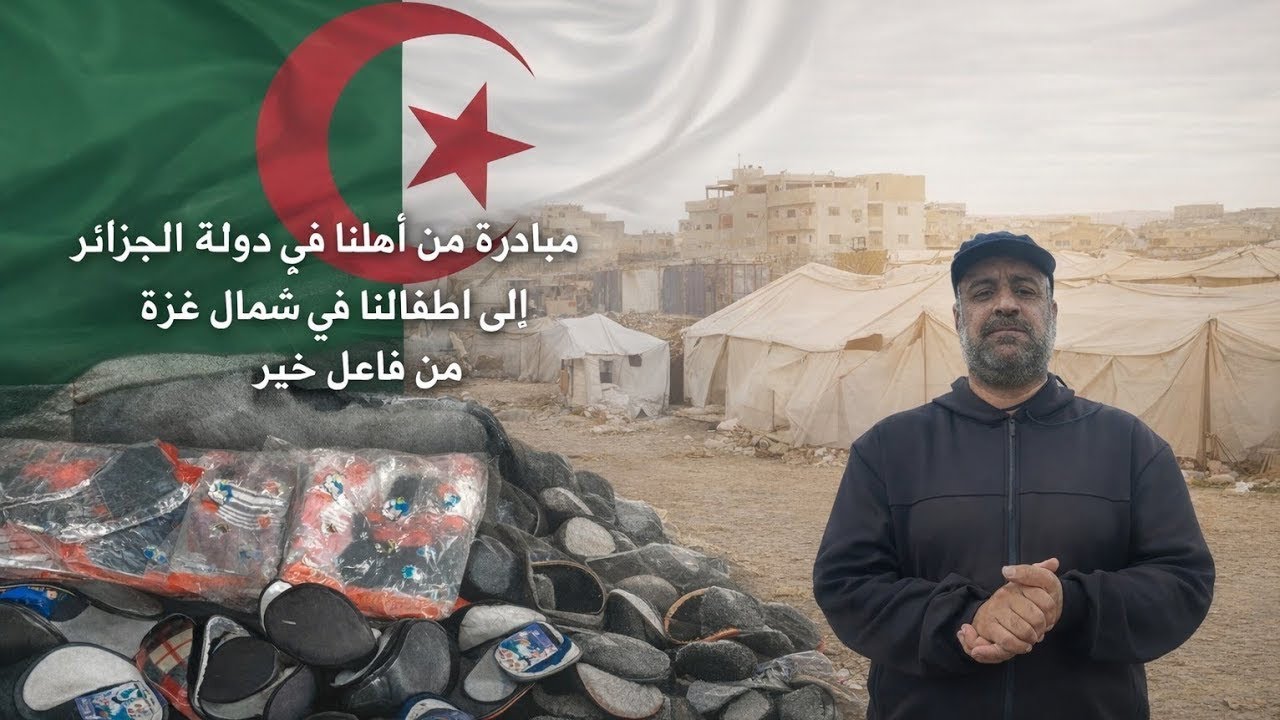 مبادرة إنسانية من أهل الجزائر إلى أطفال شمال غزة
