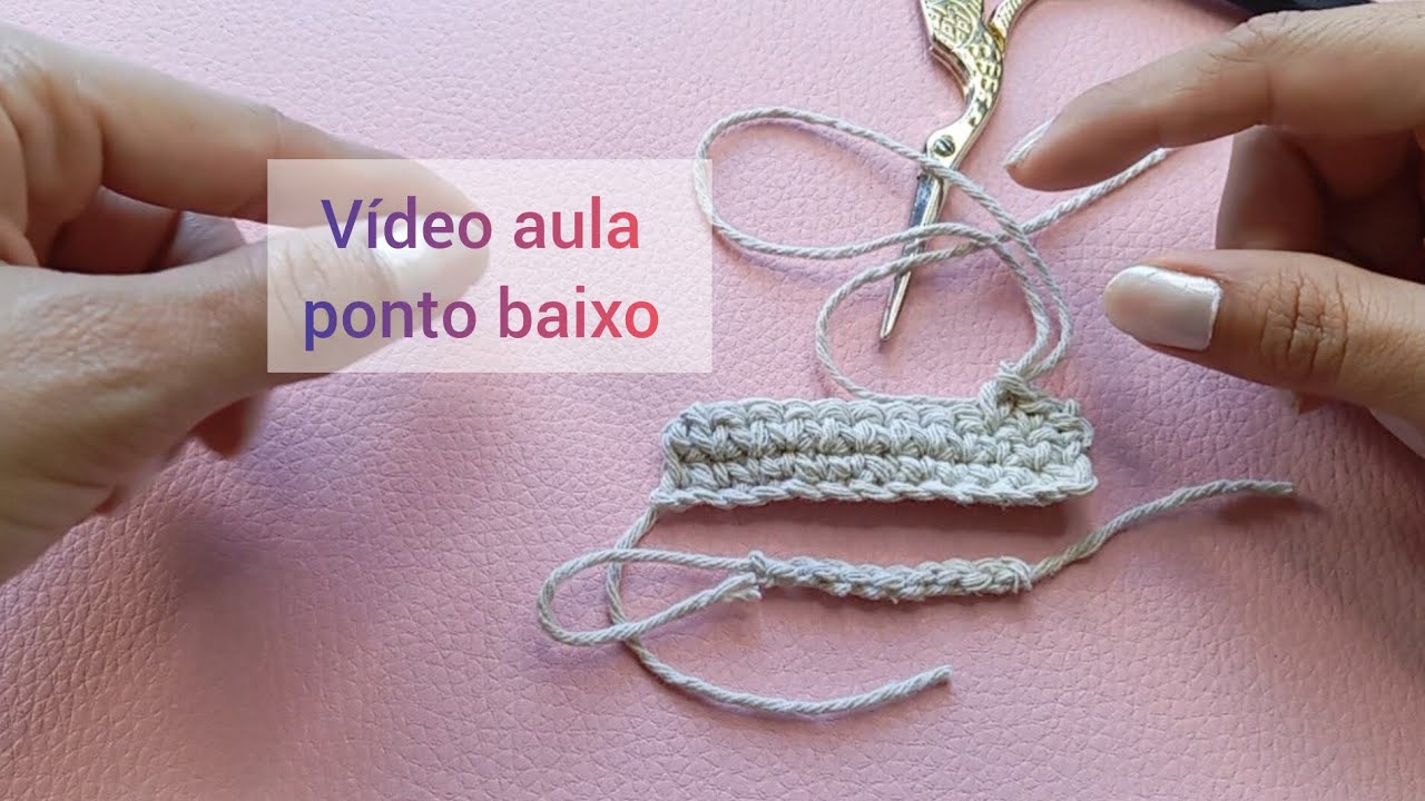 Ponto baixo passo a passo#videoaula 