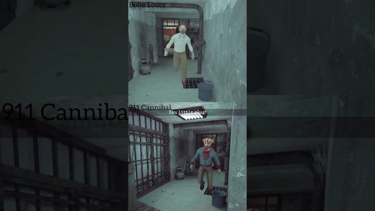Bone Lover VS 911 Cannibal Jumpscare #Shorts