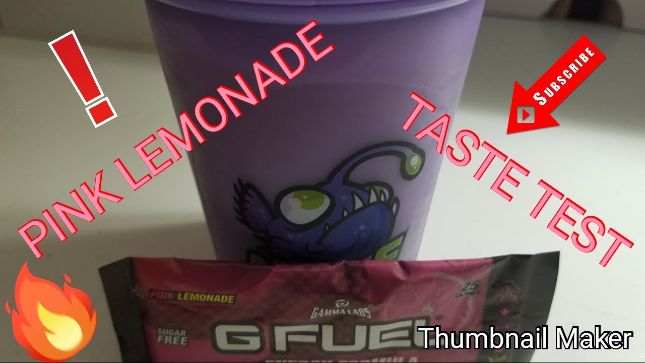 PINK LEMONADE GFUEL TASTE TEST !!!!!