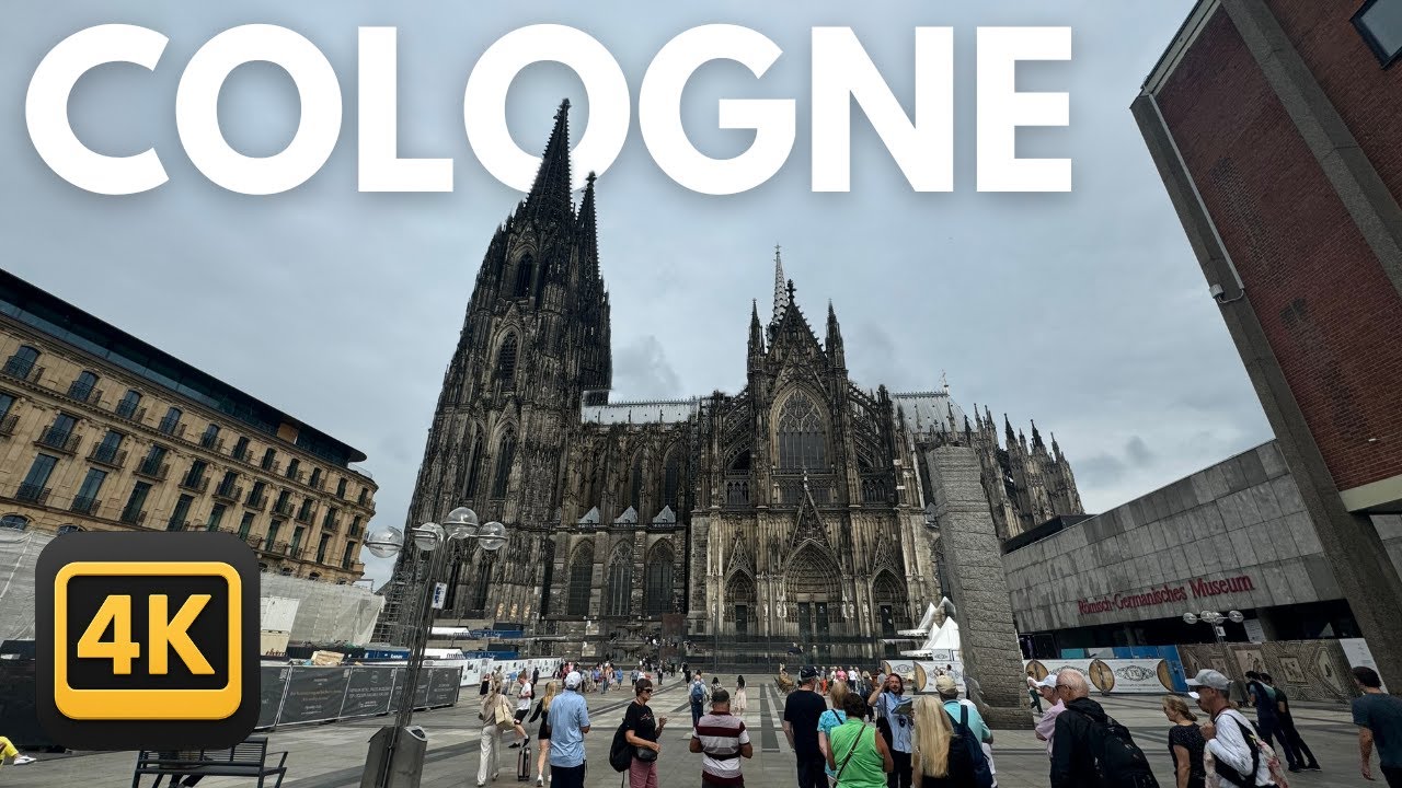 Cologne Spring Walk, Germany, K&ouml;ln Walking Tour, Virtual Tour