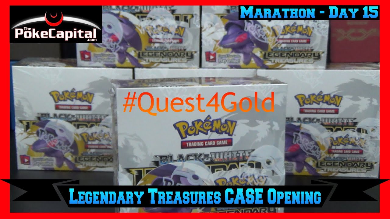 Pokemon Cards Booster Box Opening Marathon Legendary Treasures Case - Day 15