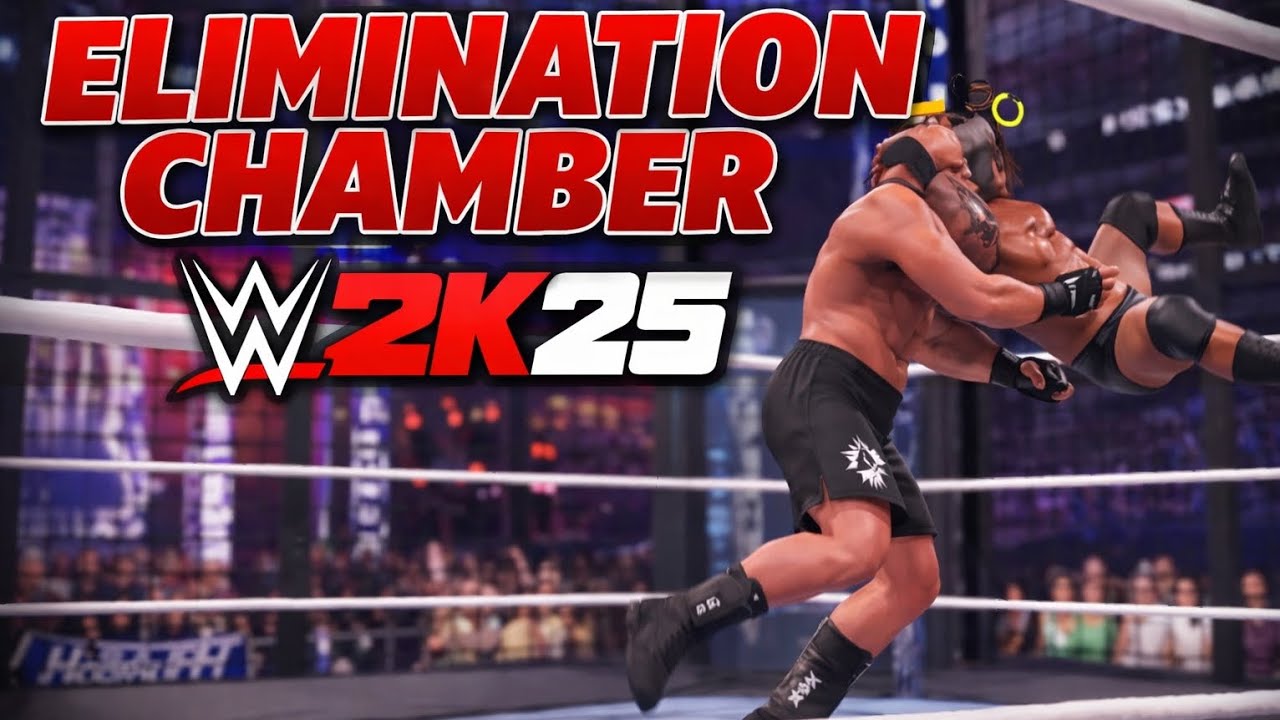 ELIMINATION CHAMBER WWE 2K25 #wwesuperstar #wwe #trendinggames #pcgames #gaming 