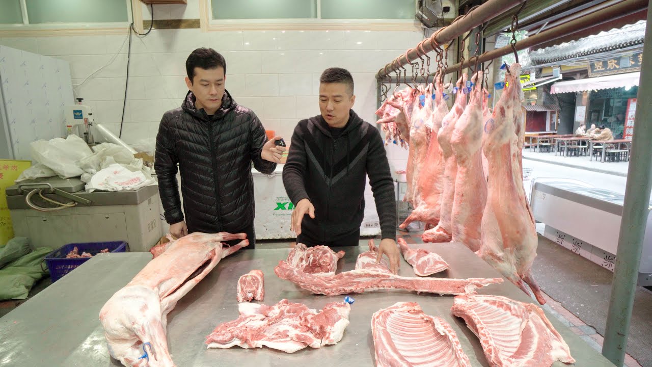 西安小伙卖羊肉20多年，科普好吃的羊品种，详解羊肉部位选购与吃法
