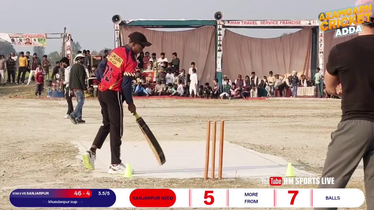 FINLE ♦️Star Sports Mumbra Khandwari 🆚 Adnan 11 Sanjarpur || || Khundanpur Cup Gramsabha Tournament