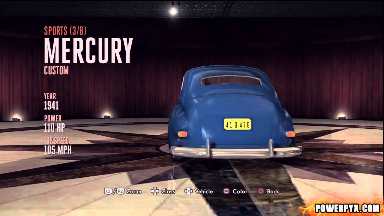 L.A. Noire - All Vehicles