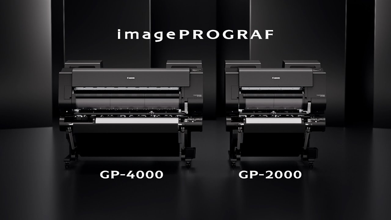 The brand new imagePROGRAF GP-4000 and 2000 printer