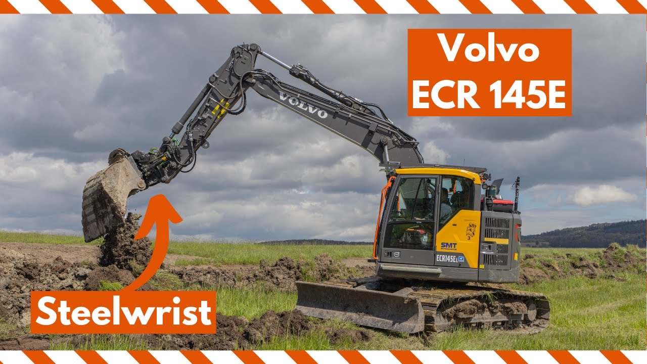 Compact and fully decked out Volvo ECR 145E from Sicona