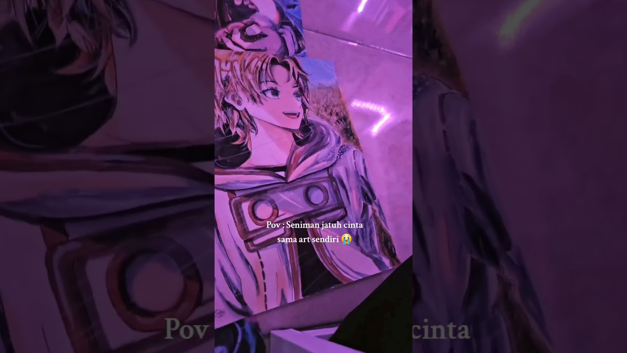 pov : seniman jatuh cinta sama art sendiri 😭 #eviberryy #pov #seniman #art #relate #relatable #fyp
