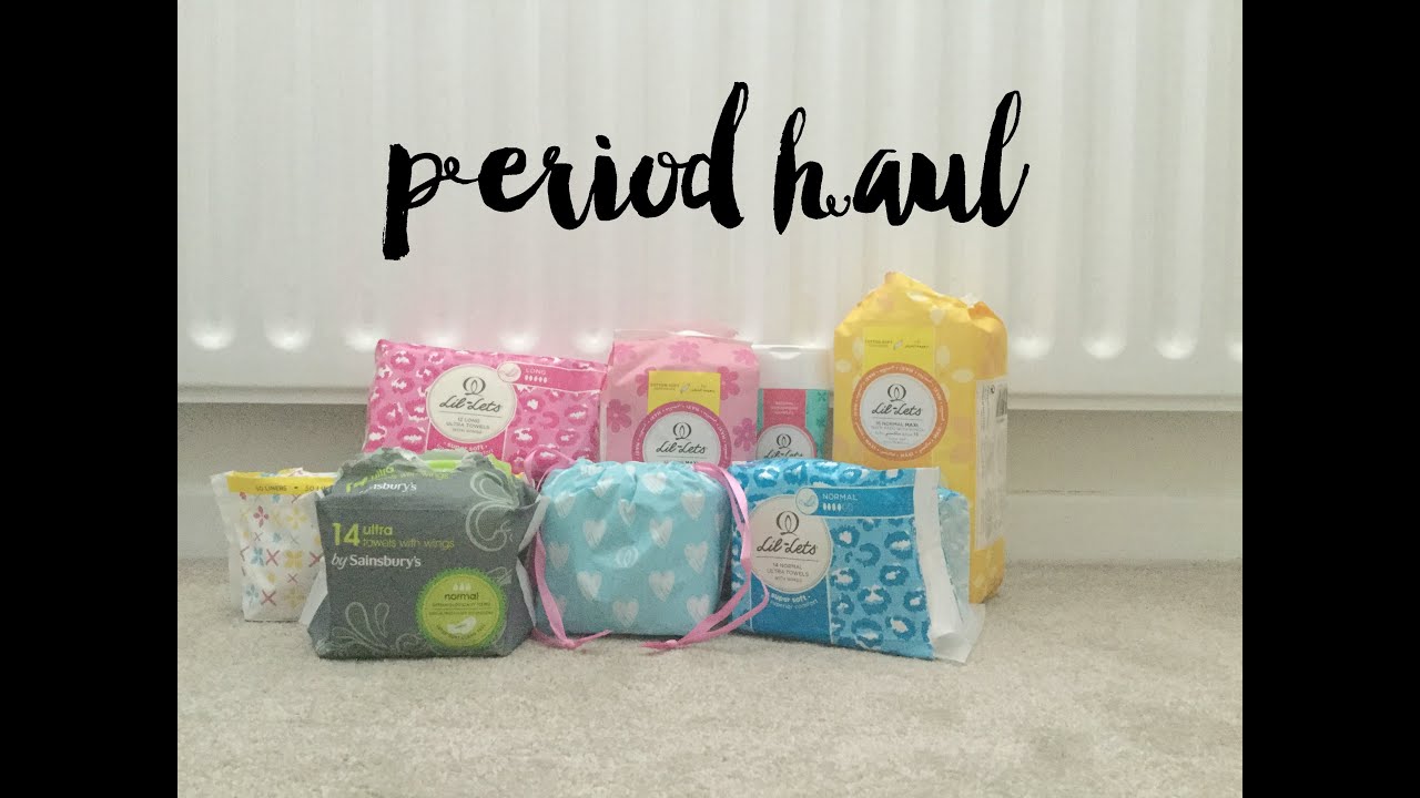Huge Period Haul! (Lil-Lets) // HelpingGirls2014