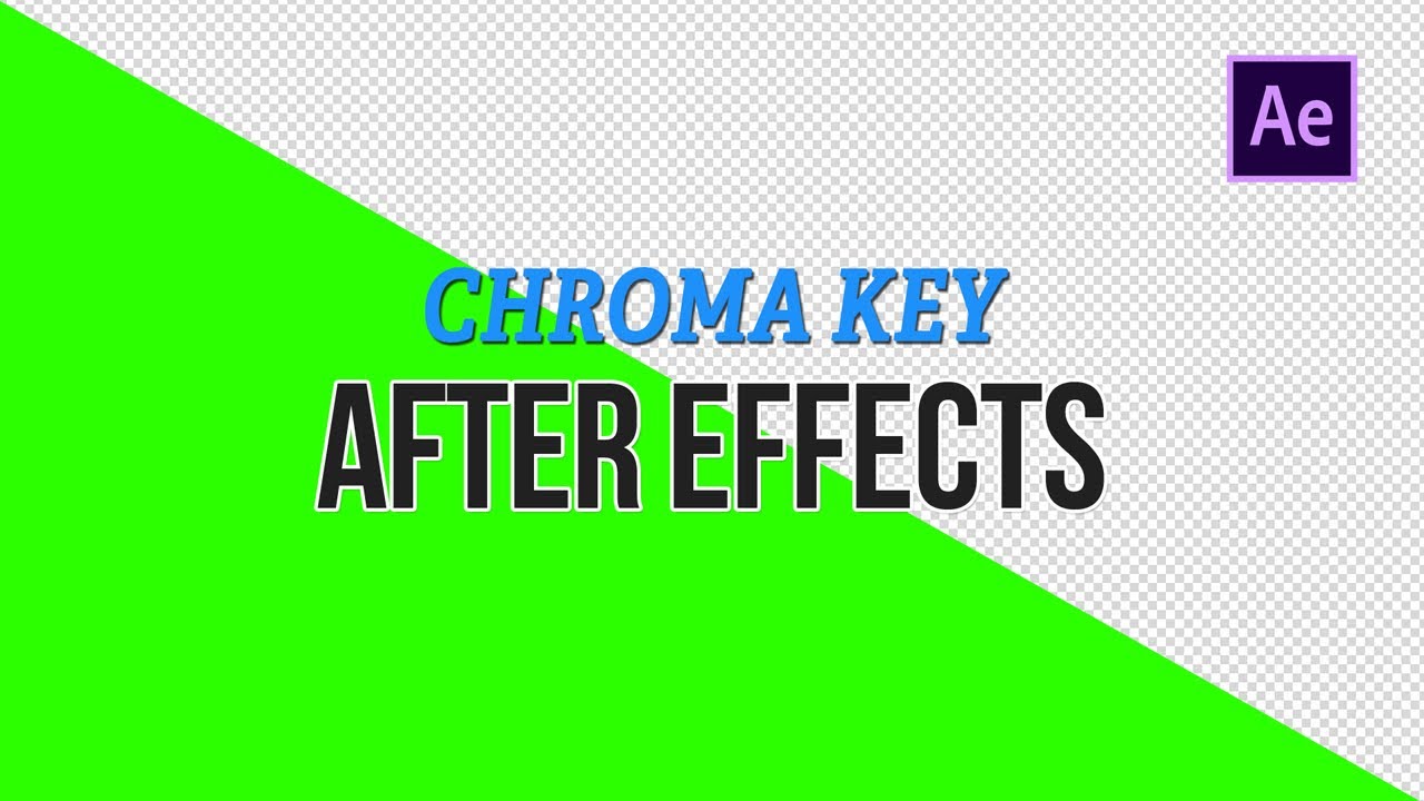Chroma Key on After Effects - Tutorial / Portuguese