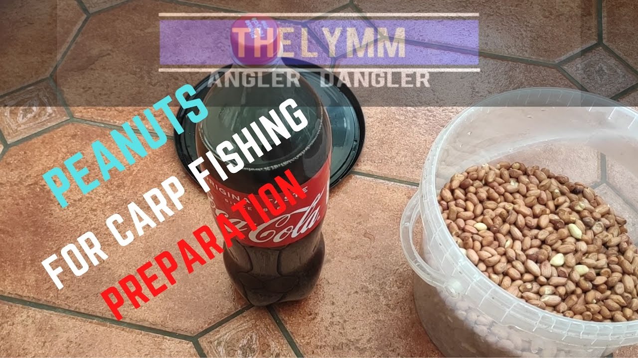 Арахис для приготовления наживки для карпа с использованием Coca Cola/German Rig